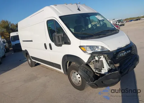 2023 Ram Promaster 2500 High Roof 159 Wb z USA, uszkodzony, nr VIN 3C6LRVDGXPE594127